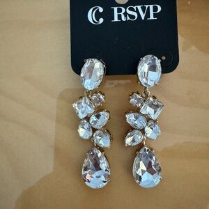 Bright Diamond Statement Earrings